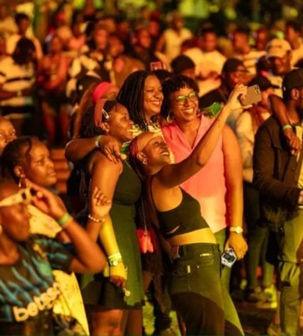 Revellers at Jameson Hangout at Ndere Cultural Center.