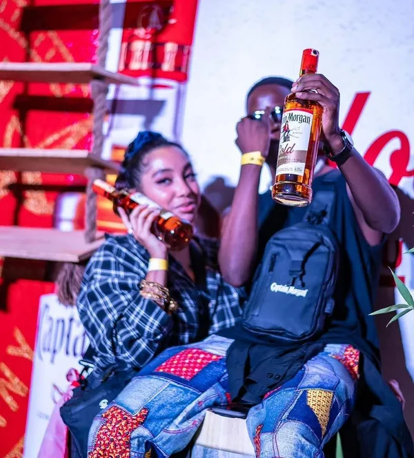 Revellers enjoyed captain morgan