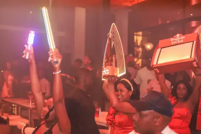 Don Julio bottles flying