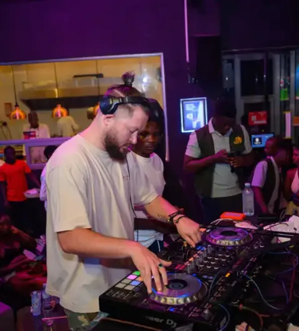 DJ Kace on decks