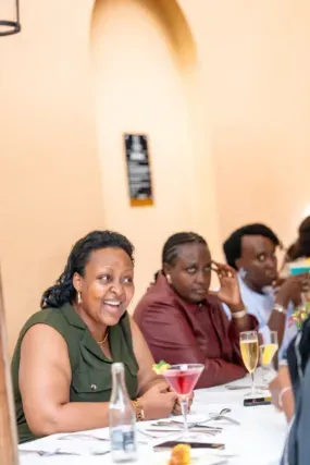 Guests enjoy brunch
