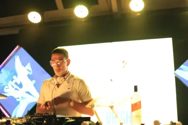 DJ Akio in his element