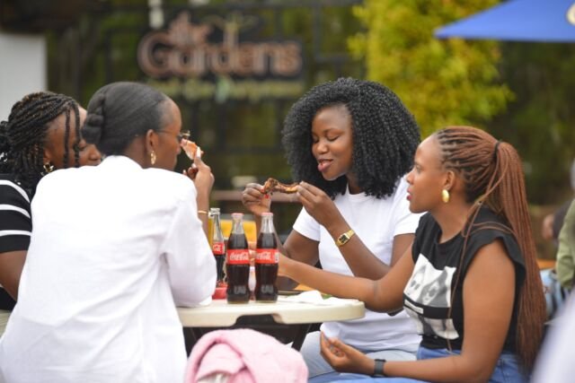 Revellers having fun at a previous event at The Gardens Najjera (Photo by Feline Media)