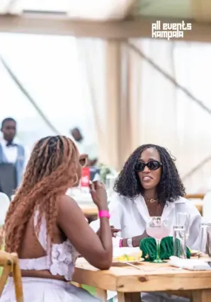 Revellers at Mestil day event