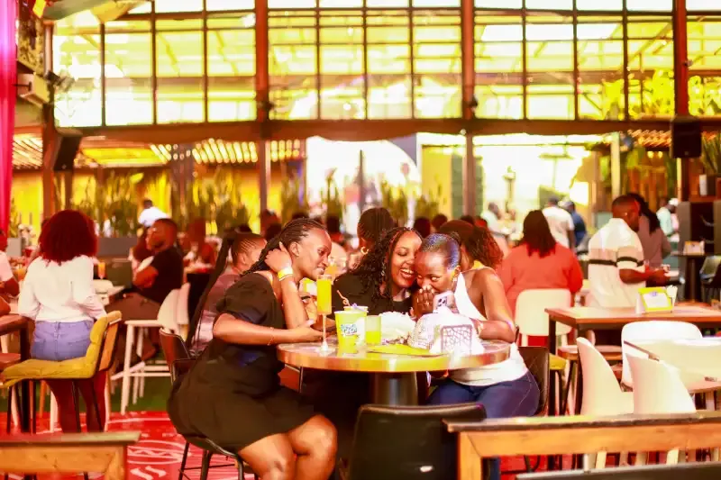 Revellers at Silo Daycation
