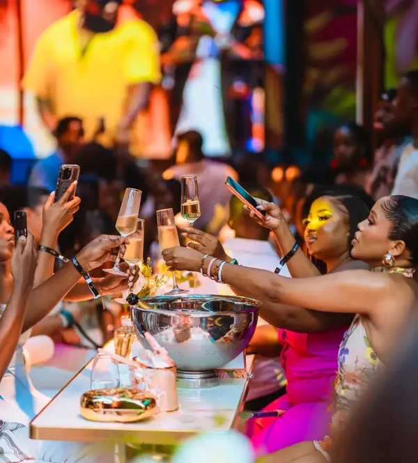 Revellers enjoys a great Sunday evening in Kampala