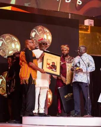 Legendary Nigerian actor Kanayo O. Kanayo was honored as the African