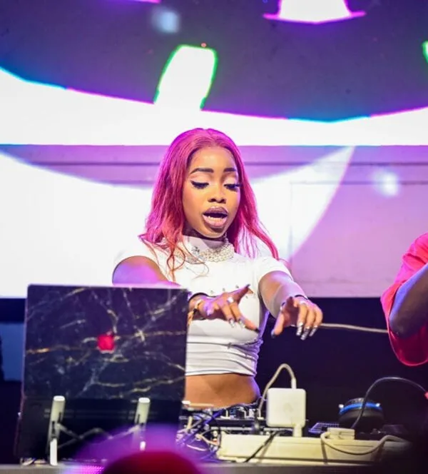 DJ Etania playing at Nyege Nyege
