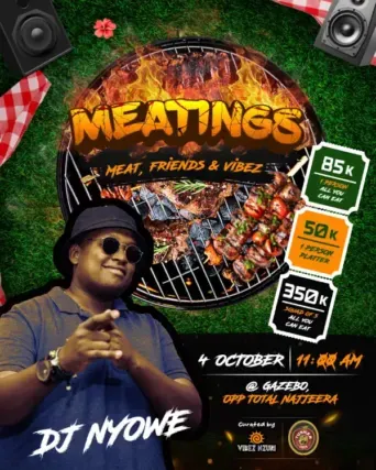 Meatings, Meat, Friends & Vibez Kampala