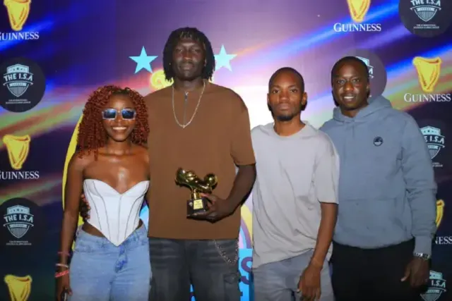 Daniel Malong being awarded the golden boot