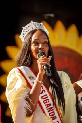 Miss Uganda at the event